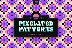 Pixel Mosaic Patterns | Vol. 04