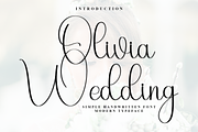 Olivia Wedding, a Handwritten Font by InermediaSTUDIO (Thumbnail 5 of 7)