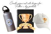 Father's Day Clipart, a Decorative Illustration by Eves_Aquadreams (Thumbnail 6 of 6)