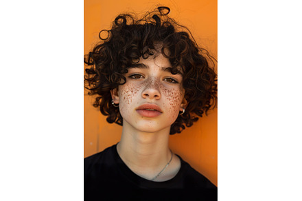 Portrait of Young Person with Curly, a Beauty & Fashion Photo by Lermont51