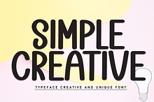 Simple Creative | Script Font