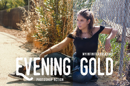 Evening Gold Photoshop Action