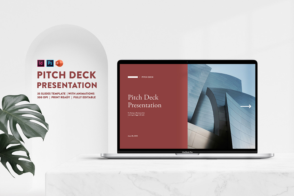 Pitch Deck Powerpoint Presentation, a Presentation Template by Andre28 (Photo 1 of 10)