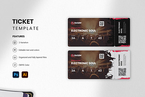 Ticket Mock-up - Dugem 1