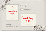 Daisy Custom Wedding Sign CANVA, an Invitation Template by StudioVonBraitenberg (Thumbnail 5 of 7)