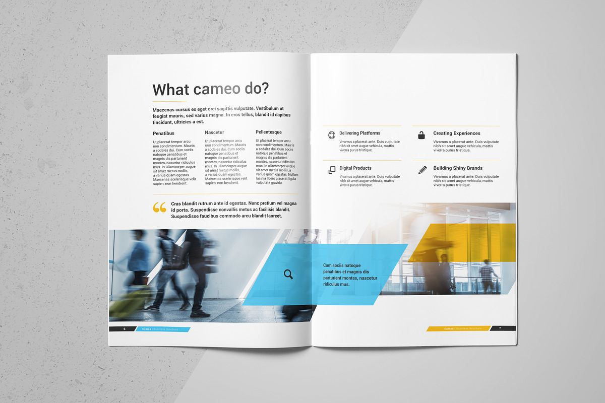 Cameo Business Brochure, a Brochure Template by FathurFateh (Photo 4 of 13)