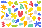 Vector Abstract Shapes Pack, a Pattern Graphic by Ilia Design (Thumbnail 2 of 11)