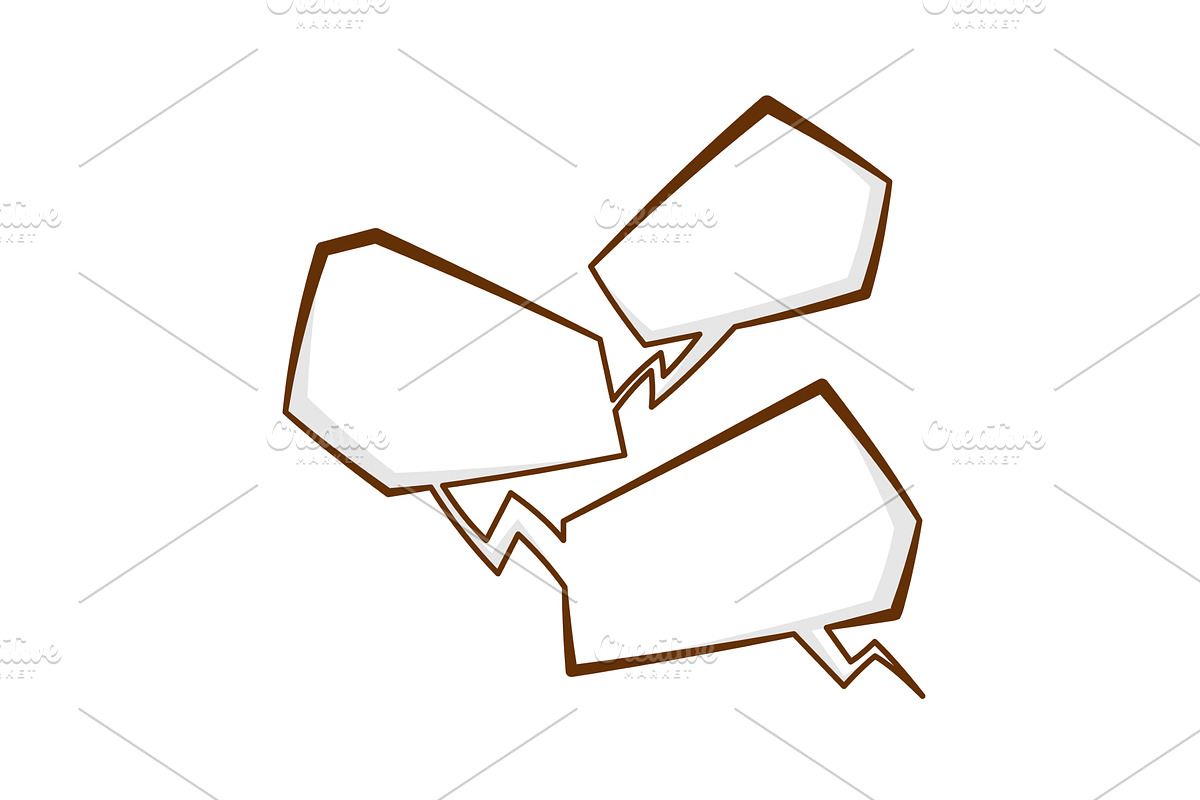 Comics book speech bubble, an Object Illustration by Things for designers