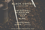 Black Coffee ~ Vintage San Serif, a Serif Font by Greenhouse Supply Co (Thumbnail 2 of 4)