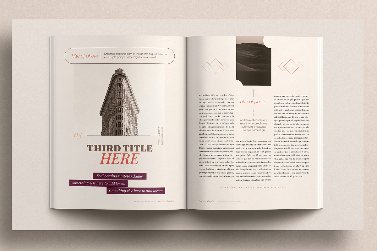 Distinct Indesign Template, a Magazine Template by Luuqas Design (Photo 6 of 18)