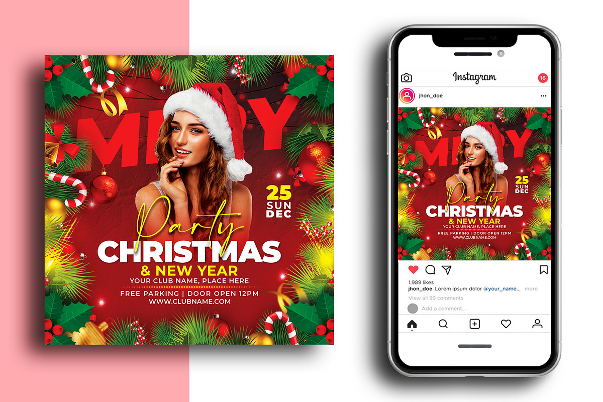 Christmas Flyer, a Flyer Template by AfzaalGraphics (Photo 2 of 2)
