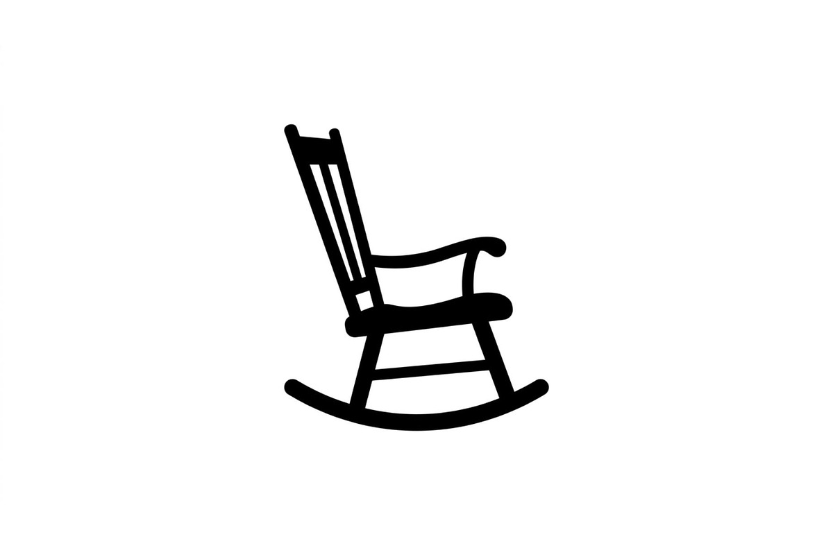 Timeless Rocker Chair Silhouette Set, an Object Graphic by Designs_River (Photo 3 of 3)