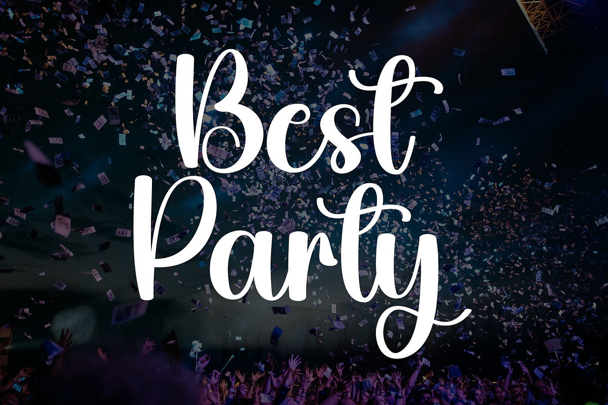 Party Delight, a Handwritten Font by FreshTypeINK (Photo 4 of 8)
