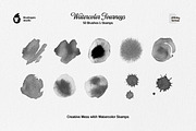 Watercolor Journeys Affinity Brushes, a Brush Add-On by brushapes.com (Thumbnail 8 of 11)