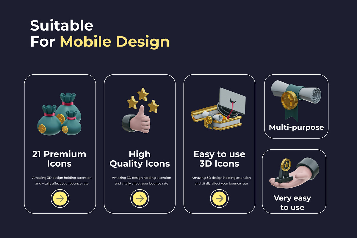 Reward & Success 3D Icons, a Graphic by Dope Design (Photo 5 of 8)