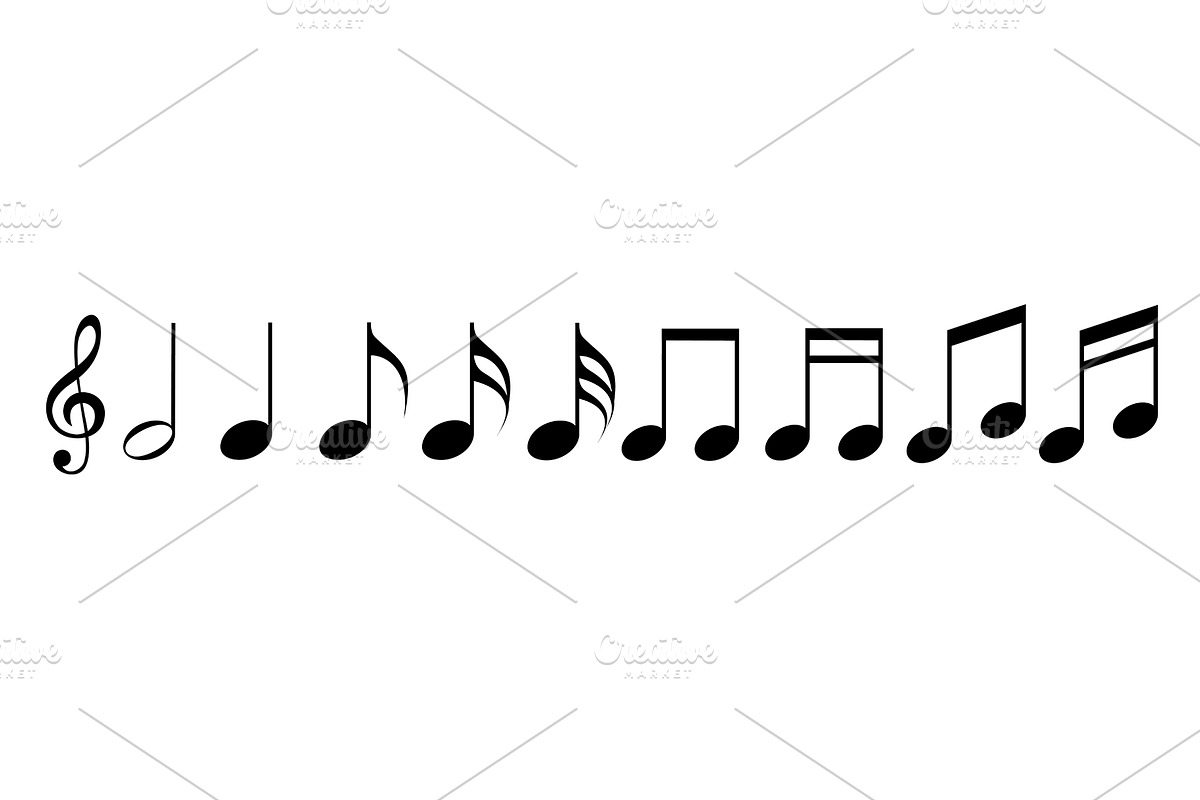 Educational list with musical notes, an Education Illustration by Elen_Art