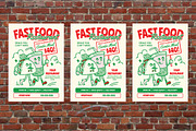 Fast Food Restaurant Flyer, a Flyer Template by Aiyari Graphic (Thumbnail 3 of 3)
