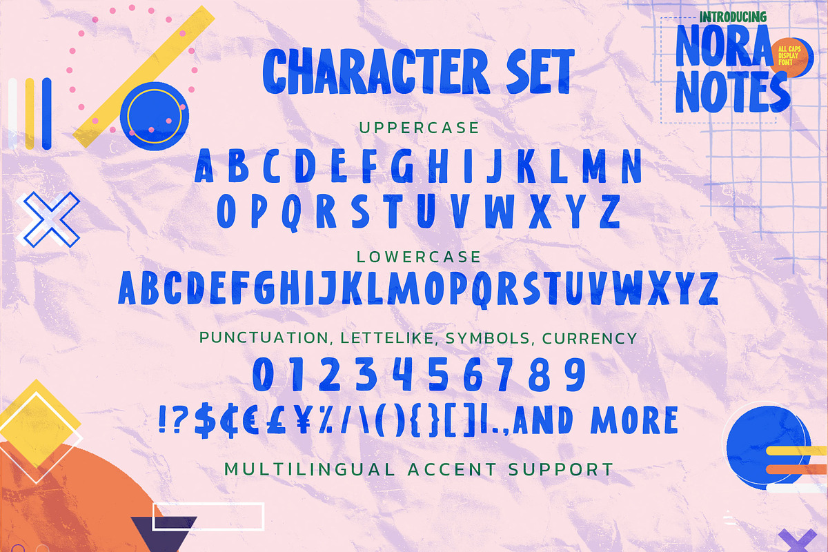 Nora Notes - All Caps Display Font, a Font by Gassstype (Photo 7 of 8)