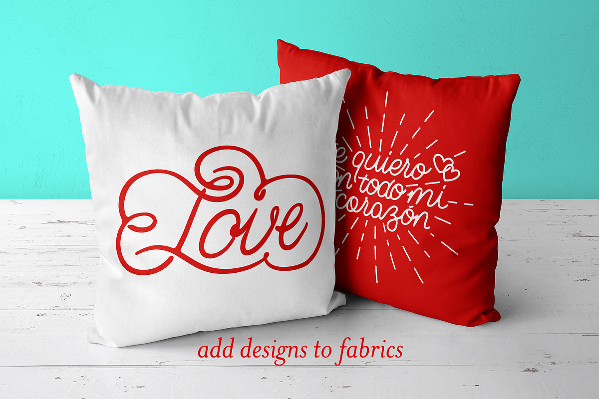 Valentine's Day Custom Lettering Set, a Decorative Illustration by Studio 1816 Designs (Photo 5 of 7)