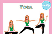 Yoga Teacher Portrait Creator, a Person Illustration by Lauren Lesley Studio (Thumbnail 16 of 43)