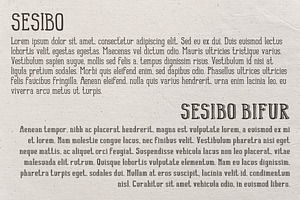 Sesibo Fonts