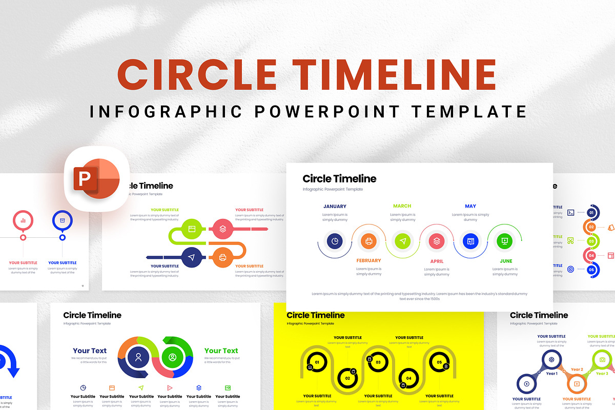 Circle Timeline - Infographic Presentation Template