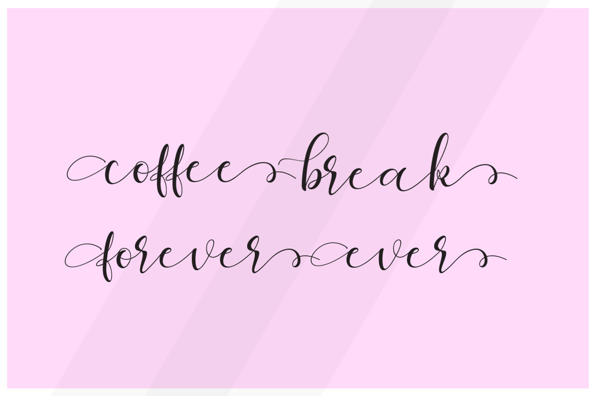 Maheria Scrip, a Script Font by mightype (Photo 2 of 4)