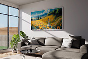 Frame Video Mockup Living Room 02, an Advertising Mockup by Drava Mockup (Thumbnail 3 of 6)