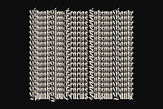 Wild Gothic - Blackletter Font, a Blackletter Font by Holyline Design (Thumbnail 10 of 10)