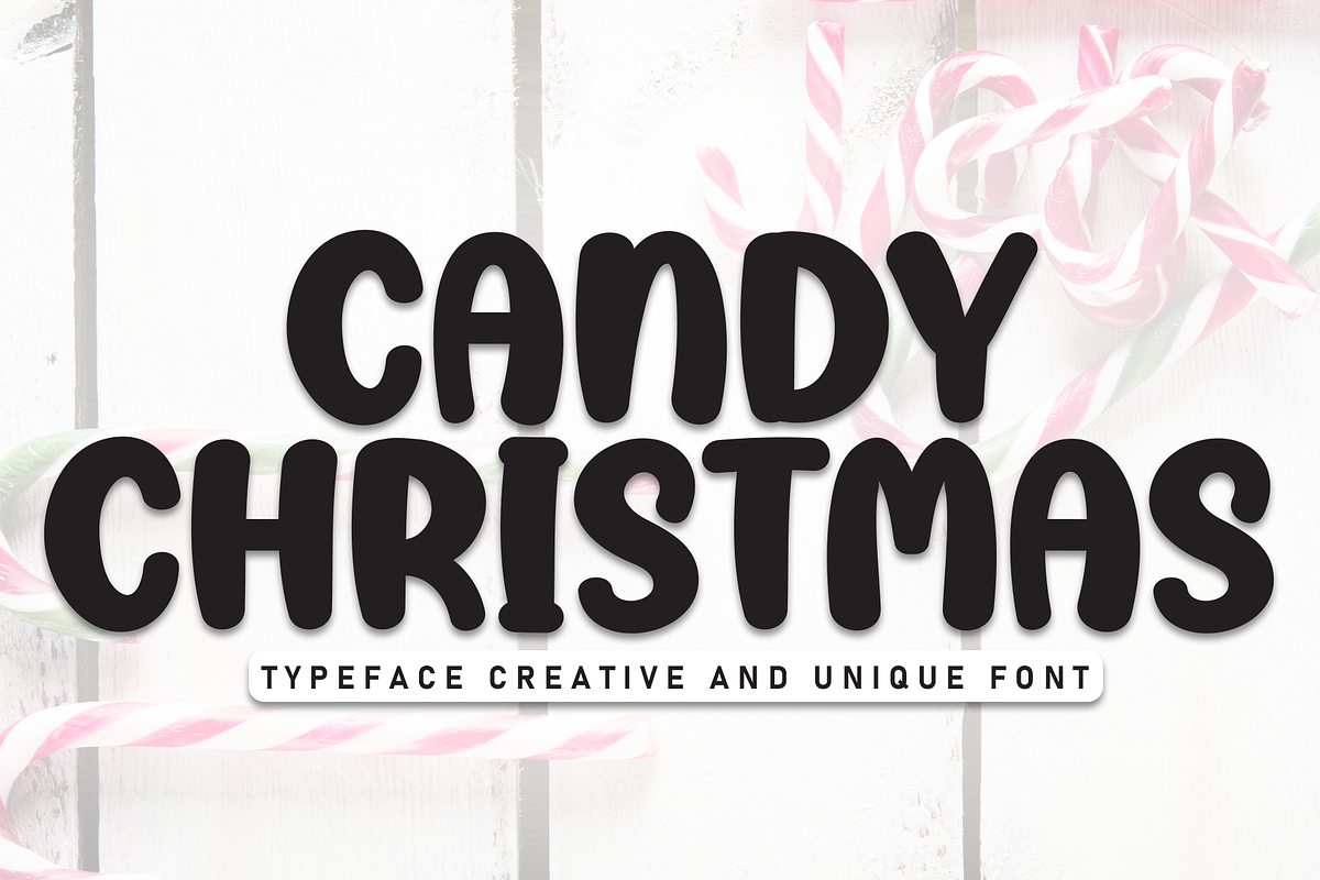 Candy Christmas | Script Font, a Script Font by Scratchones (Photo 1 of 8)