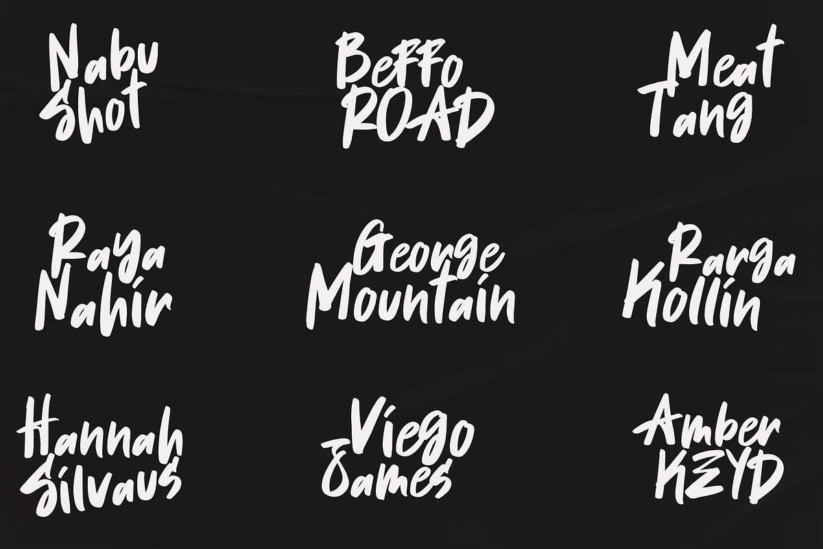 Street Dash – Handwritten Brush Font, a Handwritten Font by Dm Studio (Photo 4 of 10)