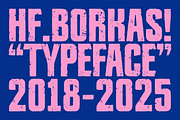 HF Borkas - Bold Sans Serif, a Sans Serif Font by 24Design Studios (Thumbnail 1 of 15)