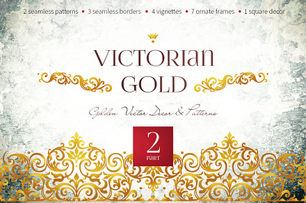 Victorian Gold Vol.2 Vector Set