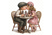 Romantic Couple Clipart JPG, a Person Illustration by Memories By Lea (Thumbnail 17 of 18)