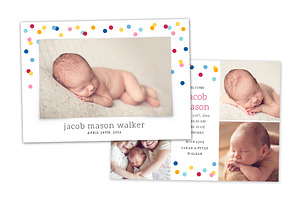 Birth Announcement Template CB067