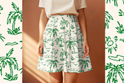Hand Drawn Tropical Palms, a Pattern Graphic by MalyskaStudio (Thumbnail 14 of 14)