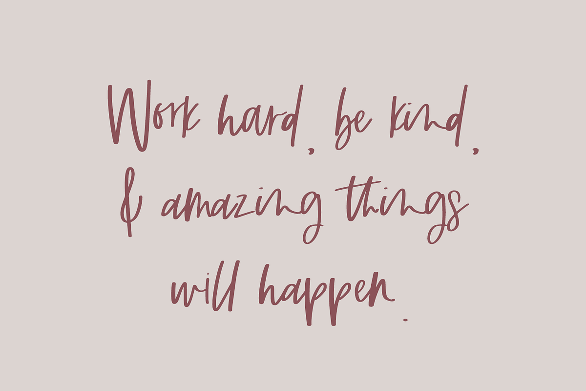 Routinely Script, a Script Font by Beck McCormick (Photo 2 of 10)