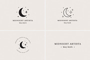 24 Celestial Logo Templates Pack, a Branding & Logo Template by amber&ink (Thumbnail 6 of 14)