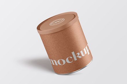 Paper Tube Jar Mockup