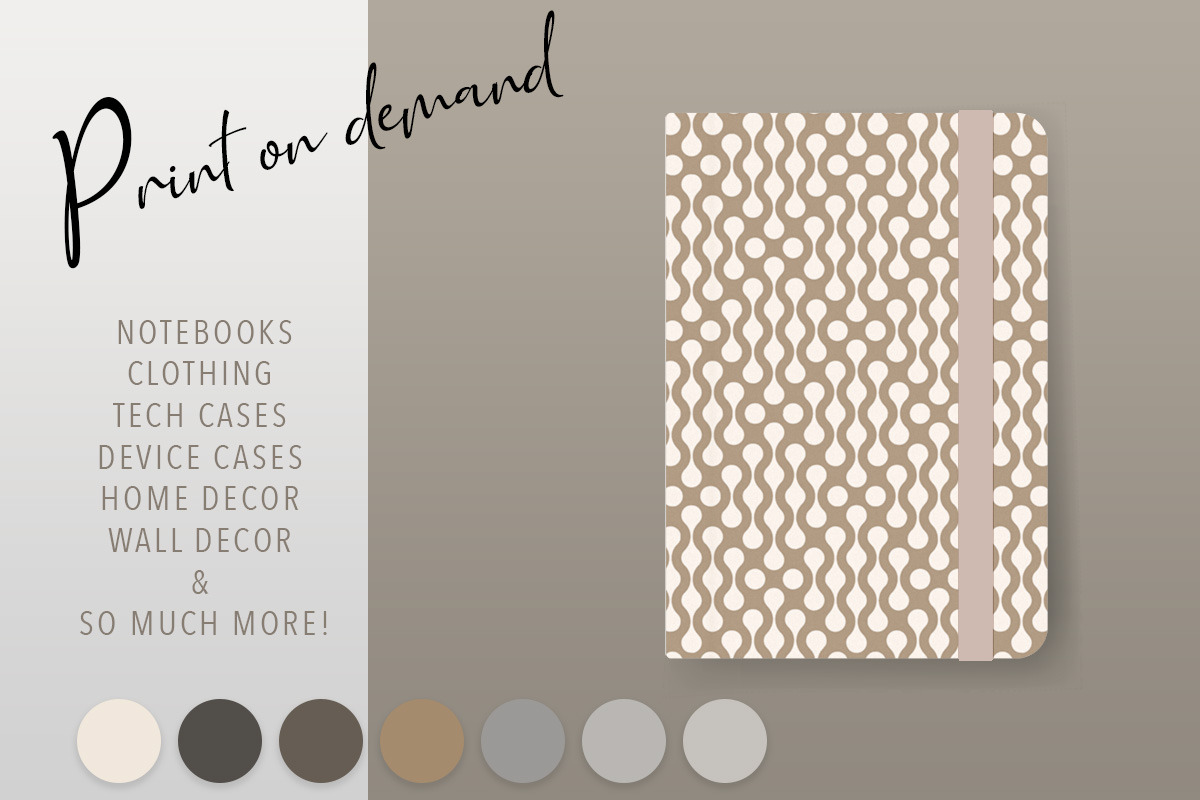 18 Monochrome Geometric Patterns, a Pattern Graphic by Jennadesigns (Photo 3 of 15)