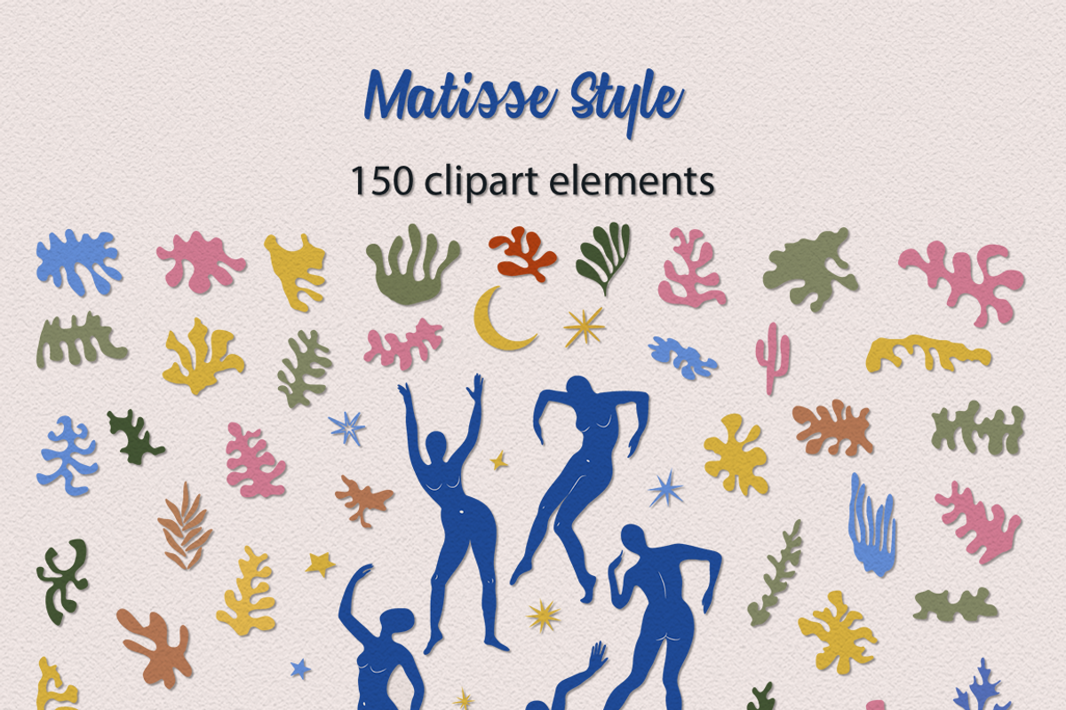 Matisse Style Illustration Set, a Decorative Illustration by Irena Art (Photo 14 of 14)