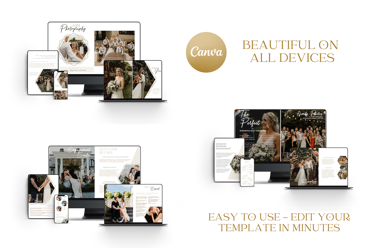 Canva Wedding Guide Brand Bundle, a Magazine Template by Signature Edits (Photo 2 of 9)