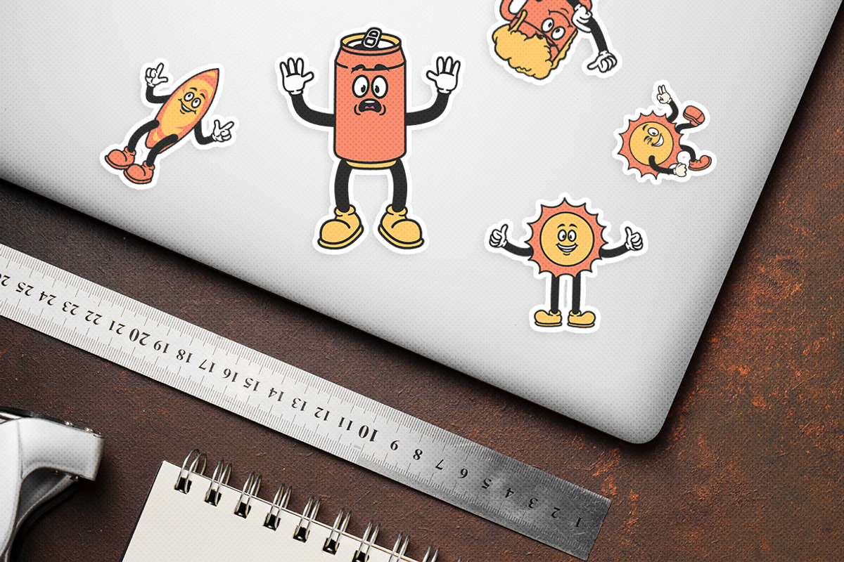 Summer Bottle Retro Illustration, an Object Illustration by Decoconio Design (Photo 6 of 7)