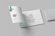 Landscape Spiral Sketch Book Mockups, a Product Mockup by megostudi0 (Thumbnail 3 of 7)
