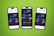 Neon Night Event Flyer Set, a Flyer Template by The Good Store (Thumbnail 2 of 2)