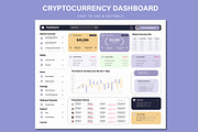 Cryptocurrency Dashboard Template, an UI Kit Template by MightyDesign (Thumbnail 1 of 5)