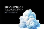 Watercolor Clouds Clipart, Cloud PNG, a Decorative Illustration by BrushstrokeArtGB (Thumbnail 7 of 9)