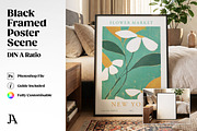 Black Framed Poster DIN A PSD Mockup, a Household Mockup by Julian Adams (Thumbnail 1 of 3)