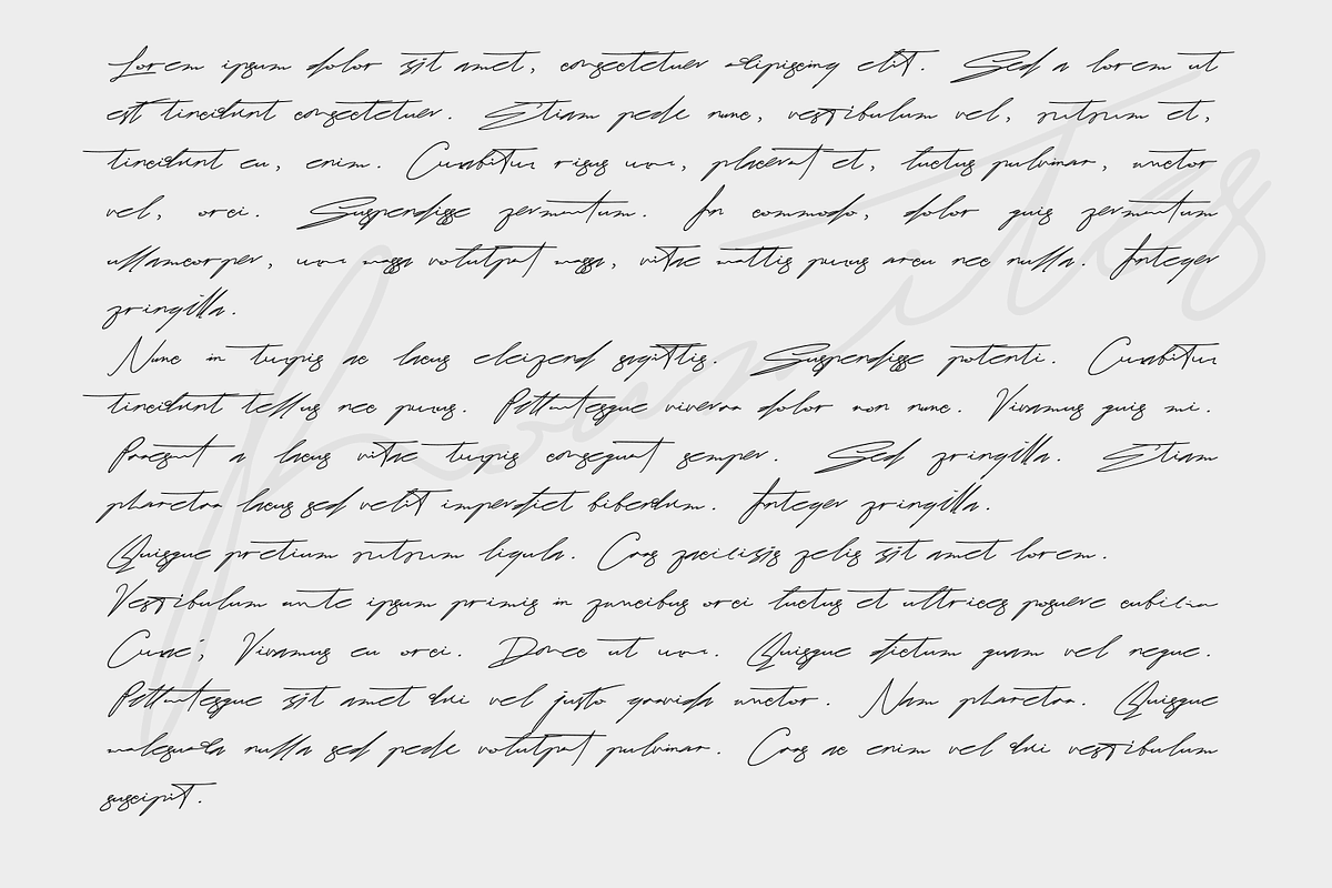 Roumites | Signature Script, a Handwritten Font by Mozyen Studio (Photo 2 of 11)