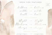 Rather Pale Script, Logos & Clipart, a Script Font by eclosque (Thumbnail 3 of 14)